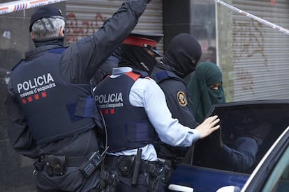 Operación de los Mossos d'Esquadra en Terrassa contra el terrorismo islamista.