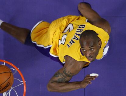 Kobe Bryant en un momento del partido