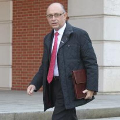 Cristóbal Montoro, ministro de Hacienda