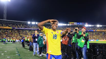 Linda Caicedo de Colombia durante la Copa Mundial femenina sub 20 de la FIFA, en 2024.