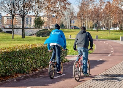 Carril bici de siete kilómetros que atraviesa Logroño de este a oeste