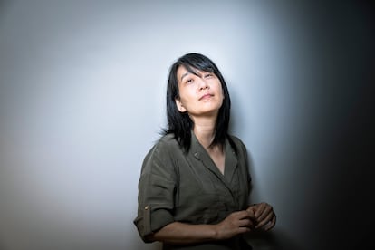 Han Kang in Madrid, on September 7, 2023.