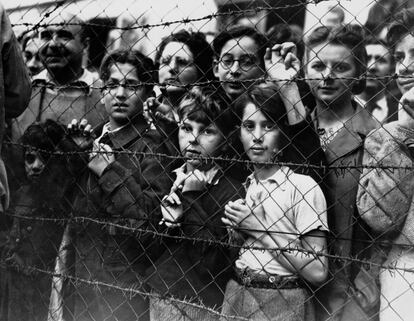 Prisioneros en el campo de concentración de Vittel