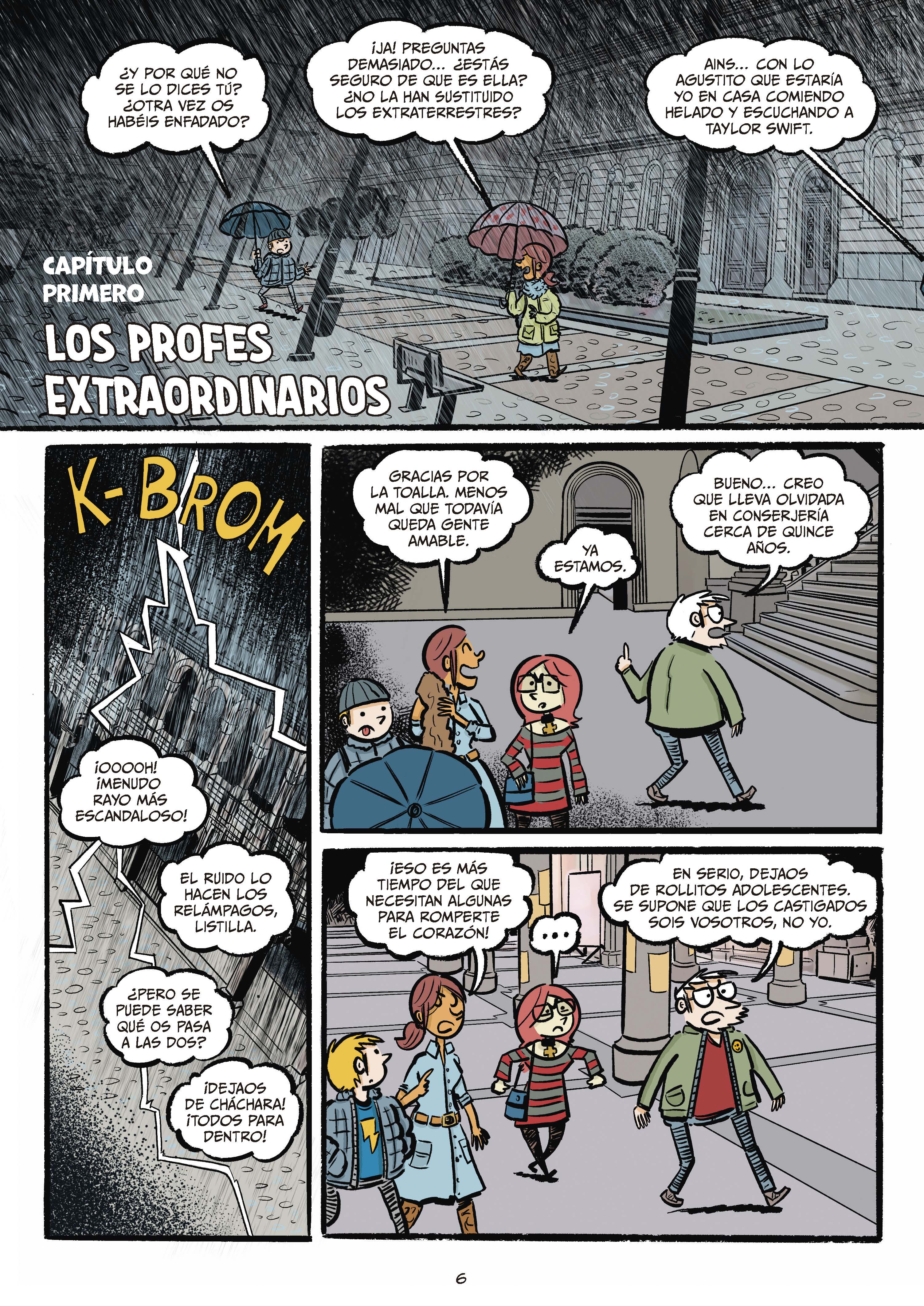 Interior del cómic 'El Club de los Castigados' (Harper Kids,2024). 