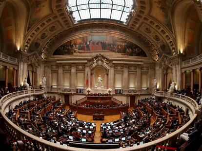 Una sesión plenaria en el Parlamento Portugués en Lisboa el 30 de octubre pasado. 