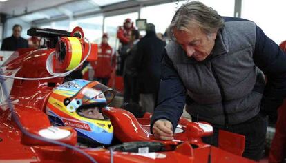 Montezemolo, con Alonso en Bahrein