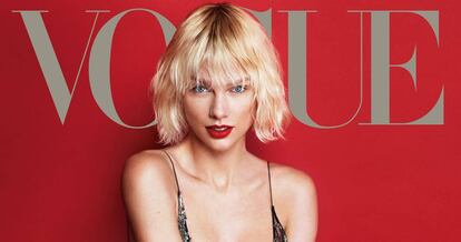 Taylor Swift en la portada de 'Vogue' USA.