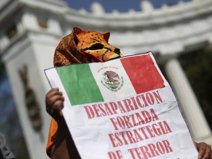 Una protesta en una ciudad de Tamaulipas, en el norte de M&eacute;xico.
 