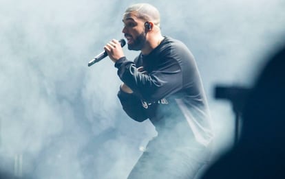 El cantante Drake, durante un concierto en Atlanta el pasado septiembre. 