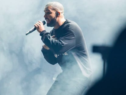 El cantante Drake, durante un concierto en Atlanta el pasado septiembre. 