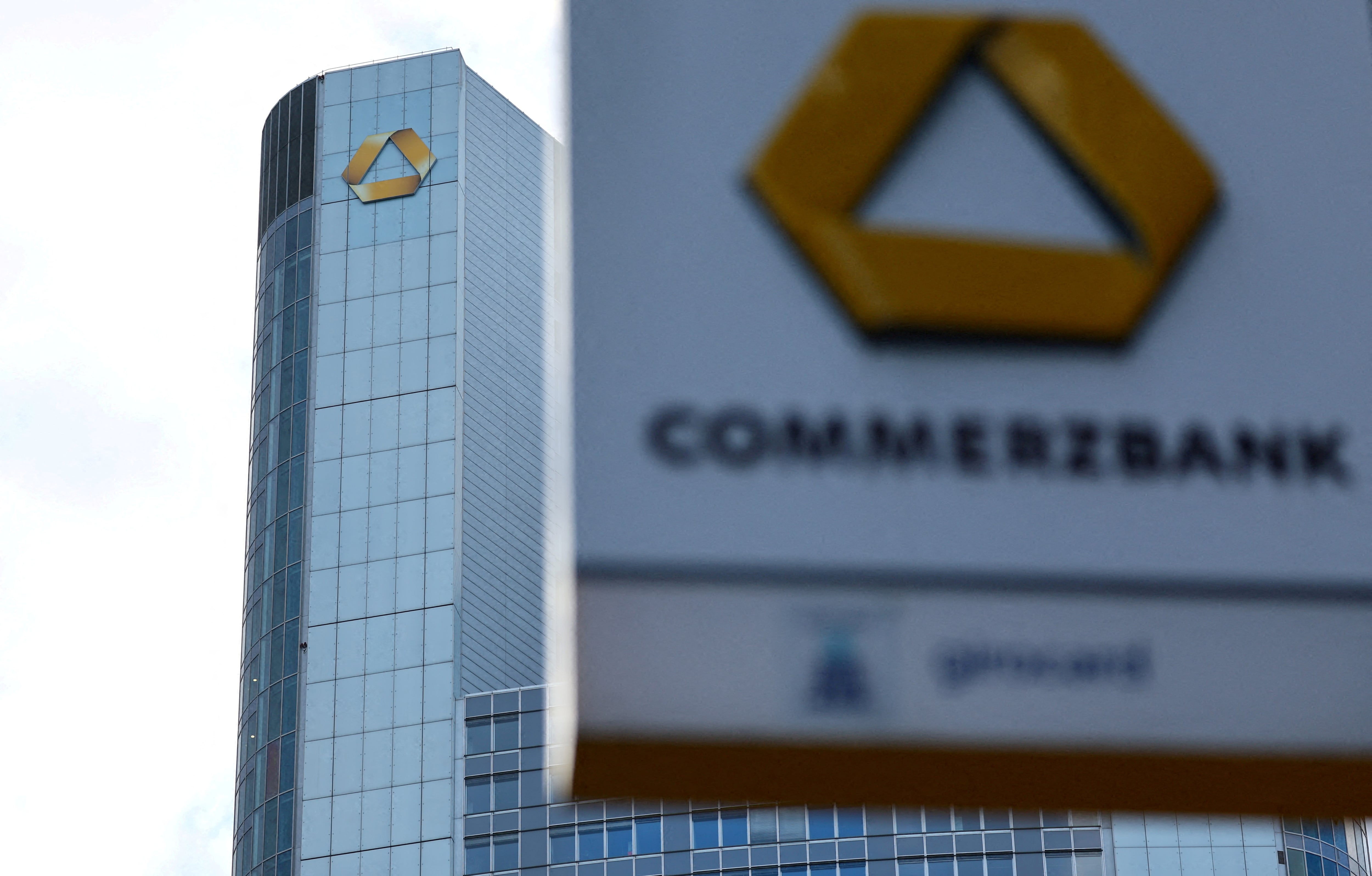 Las oficinas de Commerzbank en Fráncfort, Alemania