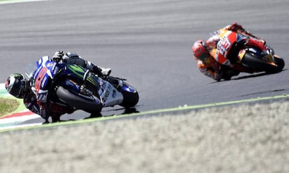 Lorenzo y Márquez, en carrera.