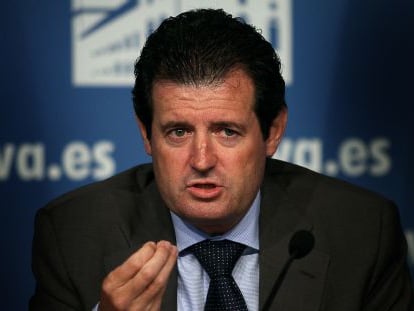 El vicepresidente José Ciscar, tras el pleno del Consell.