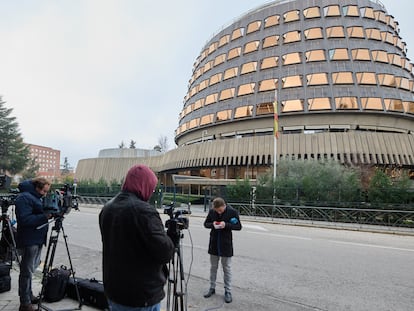 La sede del Tribunal Constitucional, el pasado 19 de diciembre de 2022.