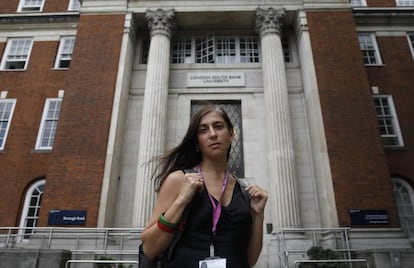 María Chatzichristopoulou, profesora griega en la London South Bank University.