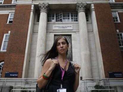 María Chatzichristopoulou, profesora griega en la London South Bank University.