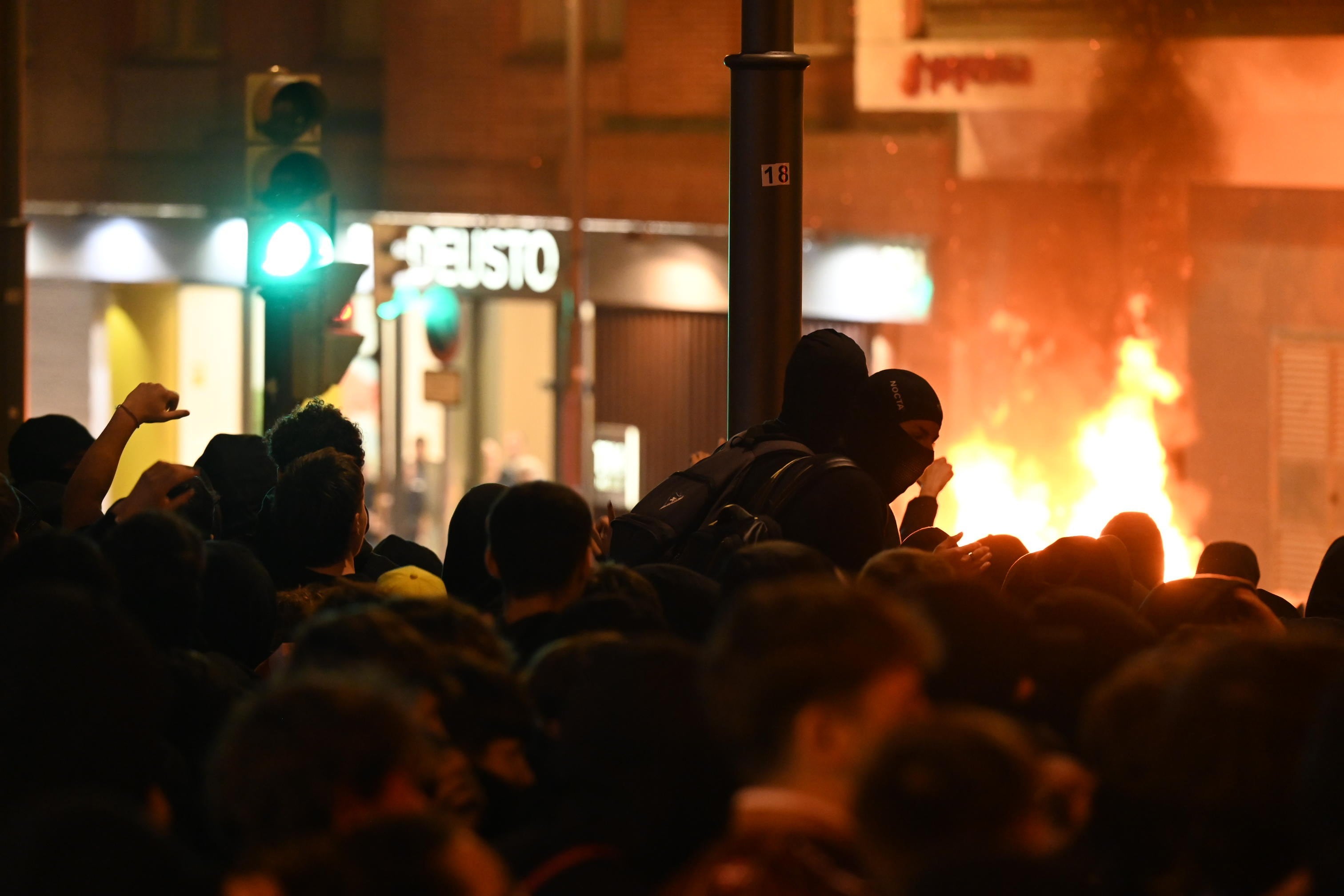 Bilbao seeks answers to questions about who is behind the riots