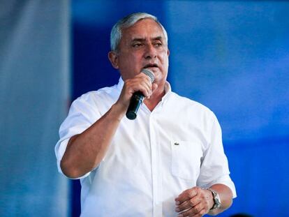 Otto Pérez, presidente de Guatemala, el viernes
