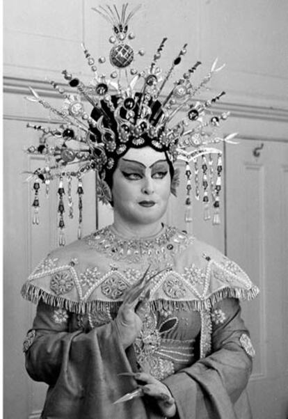 Birgit Nilsson, durante una representación de <i>Turandot,</i> de Puccini.