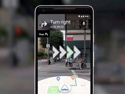 Google Maps estrena indicaciones mediante realidad aumentada