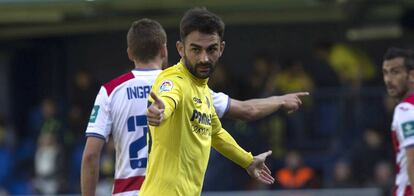 Adrián López durante el partido contra el Granada.