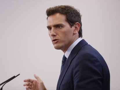 El líder de Ciudadanos, Albert Rivera.