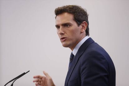 El líder de Ciudadanos, Albert Rivera.