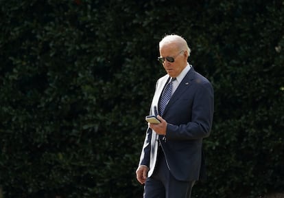 El presidente de Estados Unidos, Joe Biden, este jueves en la Casa Blanca.