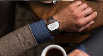 Moto 360, el reloj inteligente.