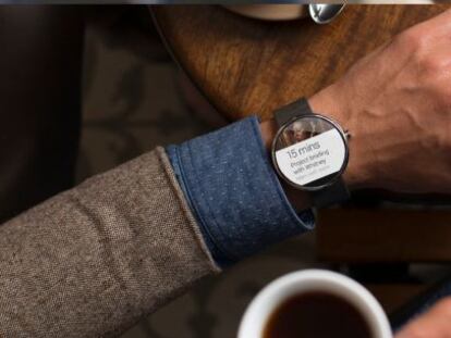 Moto 360, el reloj inteligente.