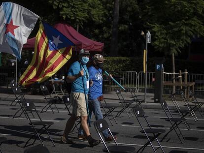 Acte de l'ANC durant la passada Diada.