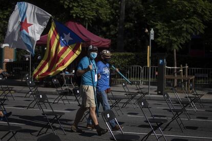 Acte de l'ANC durant la passada Diada.
