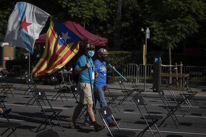 Acte de l'ANC durant la passada Diada.