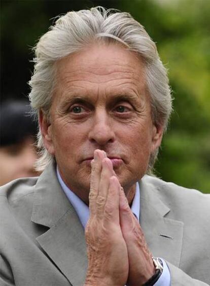 El actor Michael Douglas, fotografiado esta semana en Barcelona.