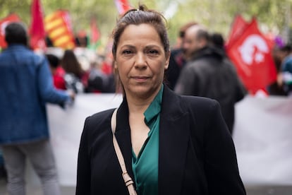 Sonia Rodríguez, este miércoles en Barcelona.