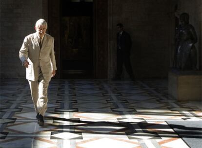 Pasqual Maragall, en el Palau de la Generalitat en 2006.