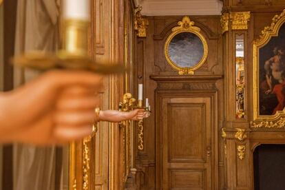 La Gouden Zaal, la sala dorada de la Galer&iacute;a Real de Pinturas Mauritshuis.
 
