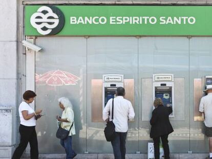 Sucursal del Banco Espirito Santo en Lisboa. 