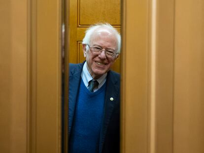 O pré-candidato democrata Washington Bernie Sanders.