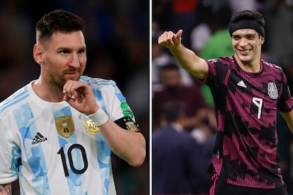 Lionel Messi y Raúl Jiménez rivales México Argentina mundial Qatar