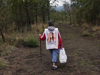 María del Carmen Volante en el Ajusco, Ciudad de México, el 24 de mayo 2023.