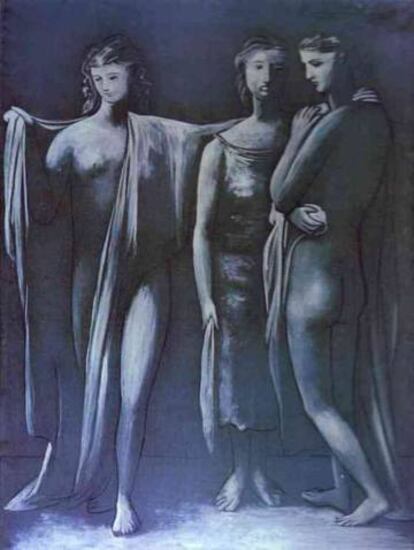 &#039;Las tres gracias&#039;, de Picasso. 