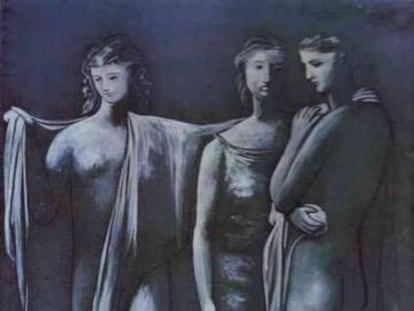 &#039;Las tres gracias&#039;, de Picasso. 