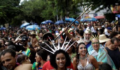 Bloco no Rio de Janeiro no sábado, 27.