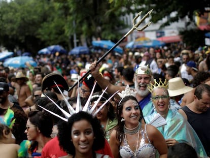 Bloco no Rio de Janeiro no sábado, 27.