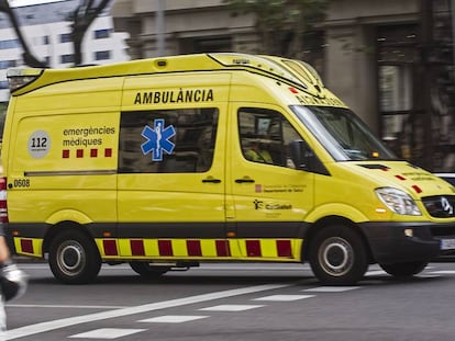 Una ambulància del SEM, en una imatge d'arxiu.