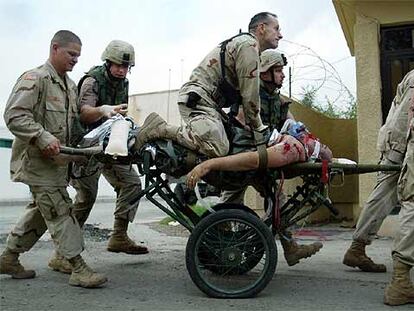 soldado americano herido en Irak