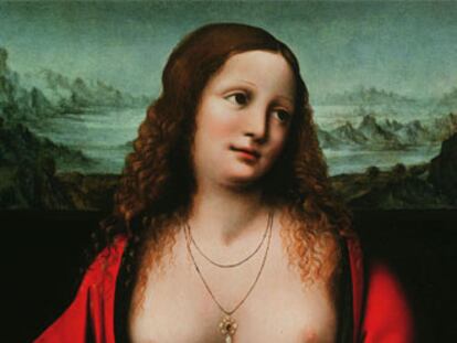 &#39;María Magdalena&#39;, pintura atribuida a Leonardo Da Vinci.