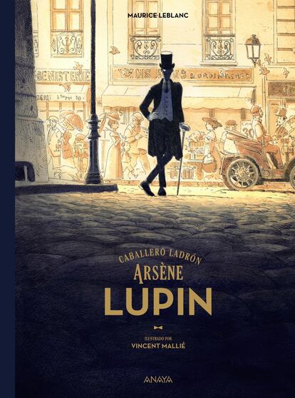Portada del libro 'Caballero Ladrón', de Arène Lupin. EDITORIAL ANAYA
