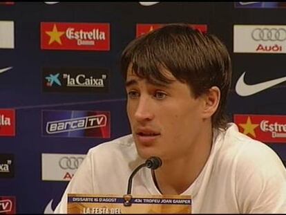 Bojan: "Estoy muy contento y con muchas ganas"